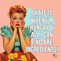 I'm Hungry Retro Tote Bag