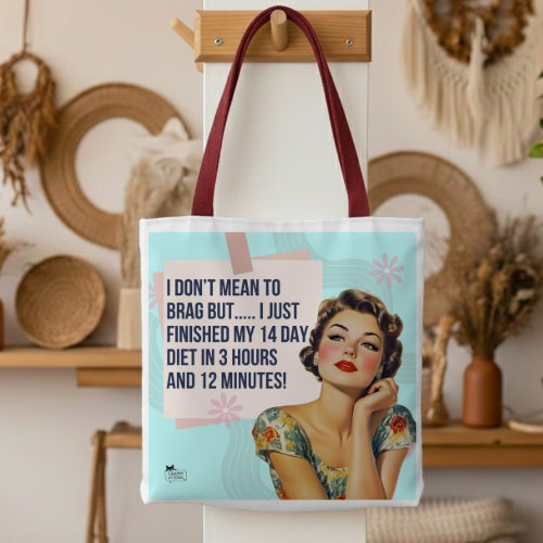 14 Day Diet Retro Tote Bag