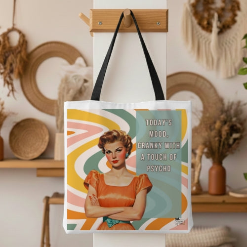 Cranky Retro Tote Bag