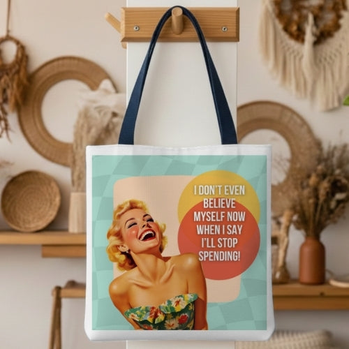 Believe Myself Retro Tote bag