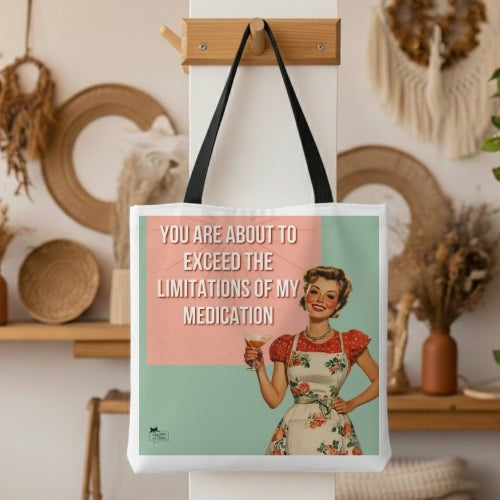 Medication Retro Tote Bag