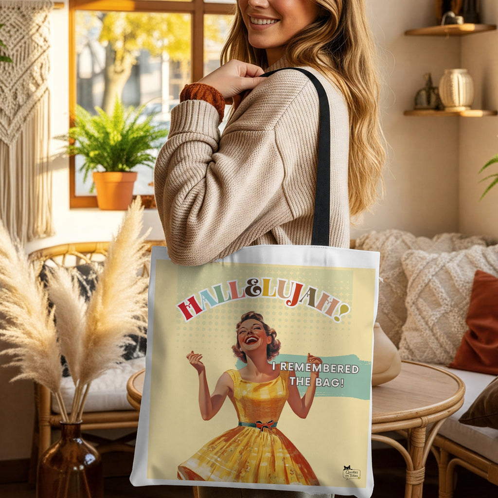 Hallelujah Retro Tote Bag