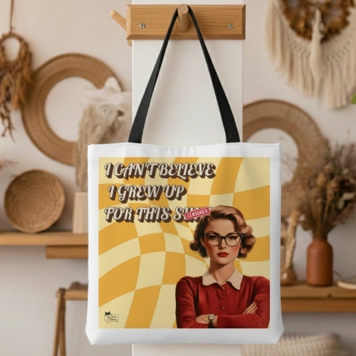 Grew Up For This Retro Tote Bag