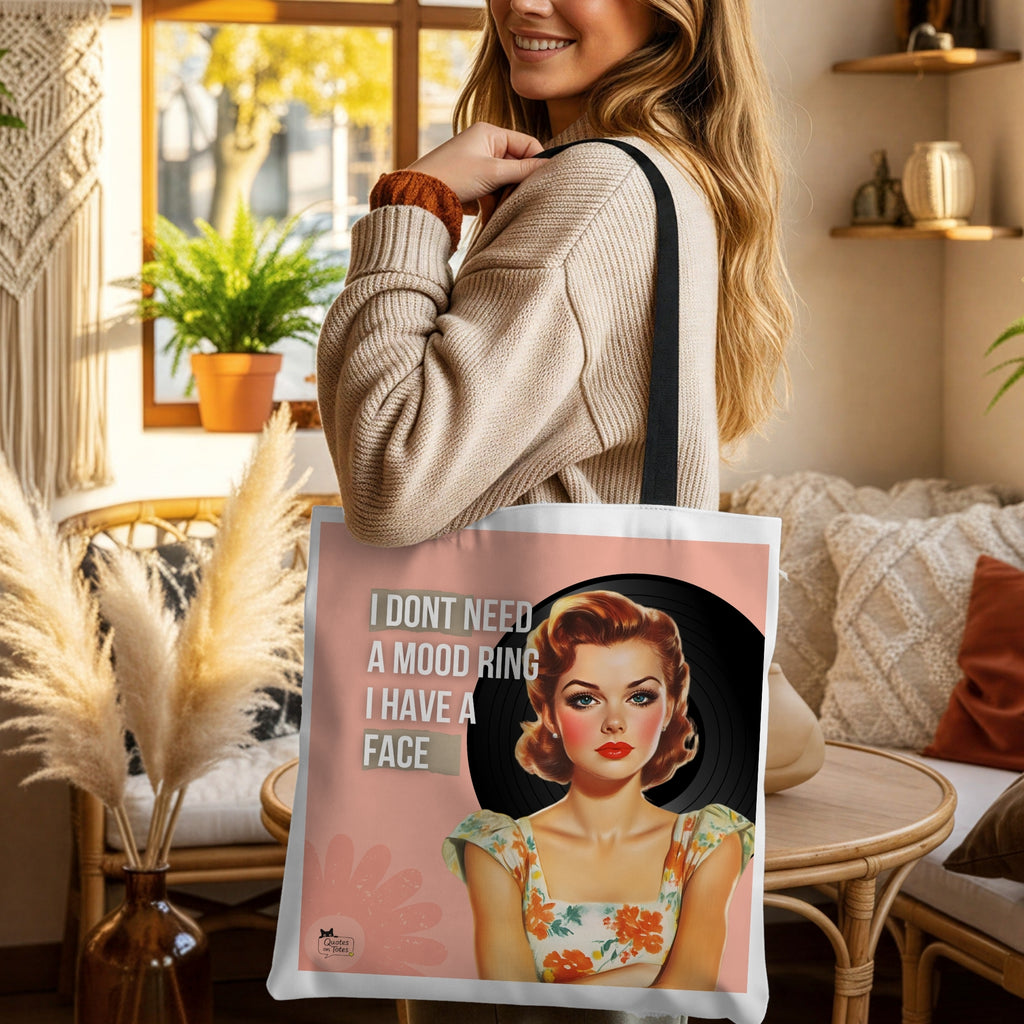 Mood Ring Retro Tote Bag