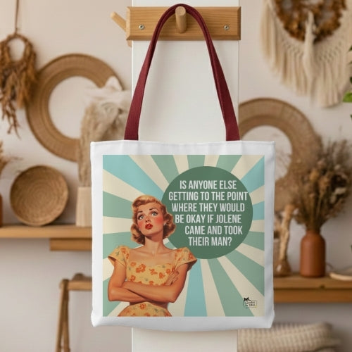 Jolene Retro Tote Bag
