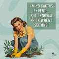 Cactus Retro Tote Bag