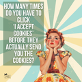 Accept Cookies Retro Tote Bag