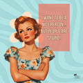 People Are Stupid Retro Tote Bag