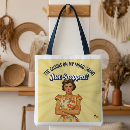 Mood Swing Retro Tote Bag