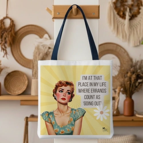Errands Retro Tote Bag