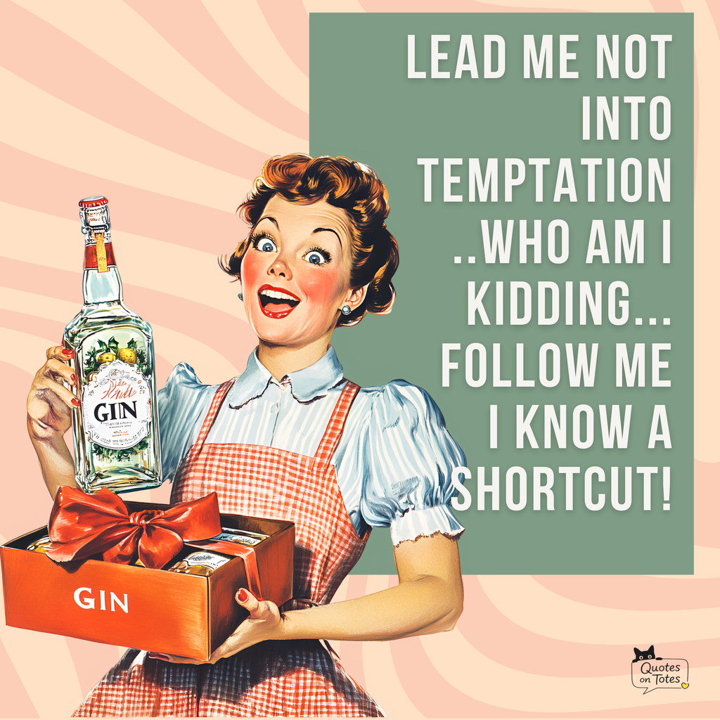 Temptation Retro Tote Bag