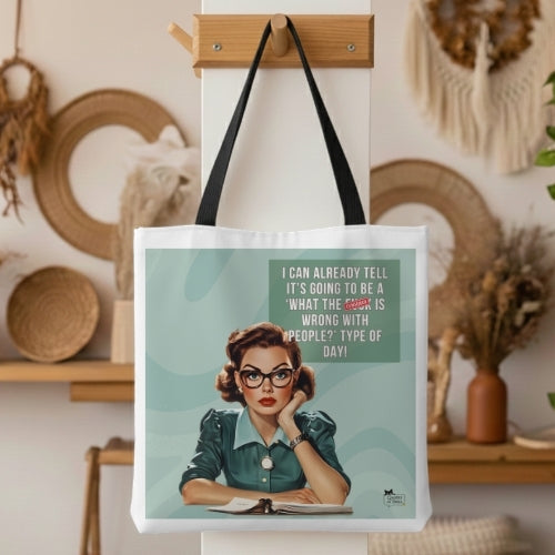 Wrong With People Retro Tote Bag