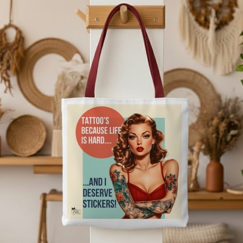 Tattoo's Retro Tote Bag