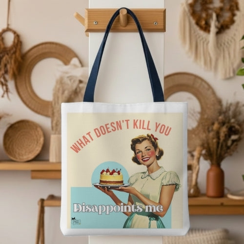 What Doesn't Kill You Retro Tote Bag