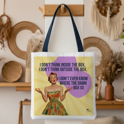 Where's The Box Retro Tote Bag