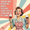 Grapes Retro Tote Bag