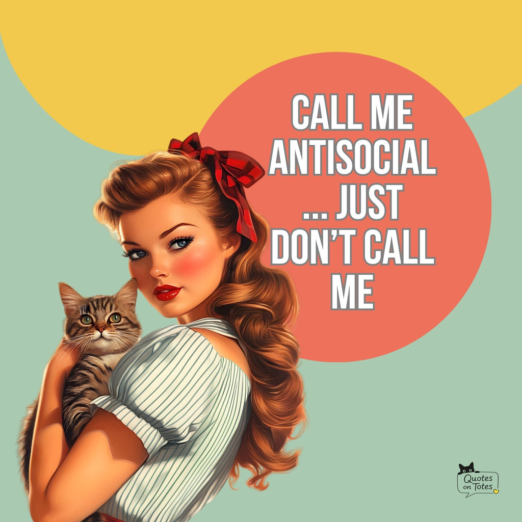 Don't Call Me Retro Tote Bag