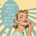 Amaze Myself Retro Tote Bag