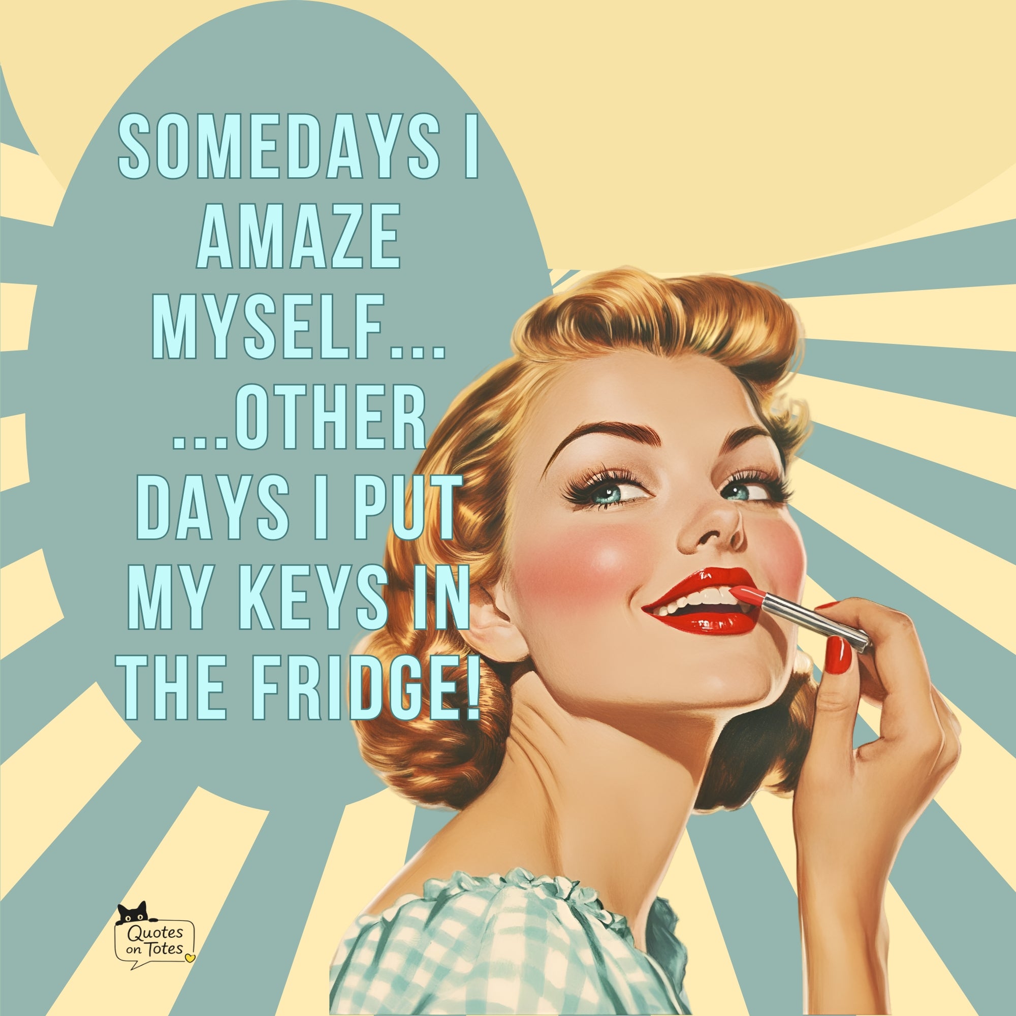 Amaze Myself Retro Tote Bag