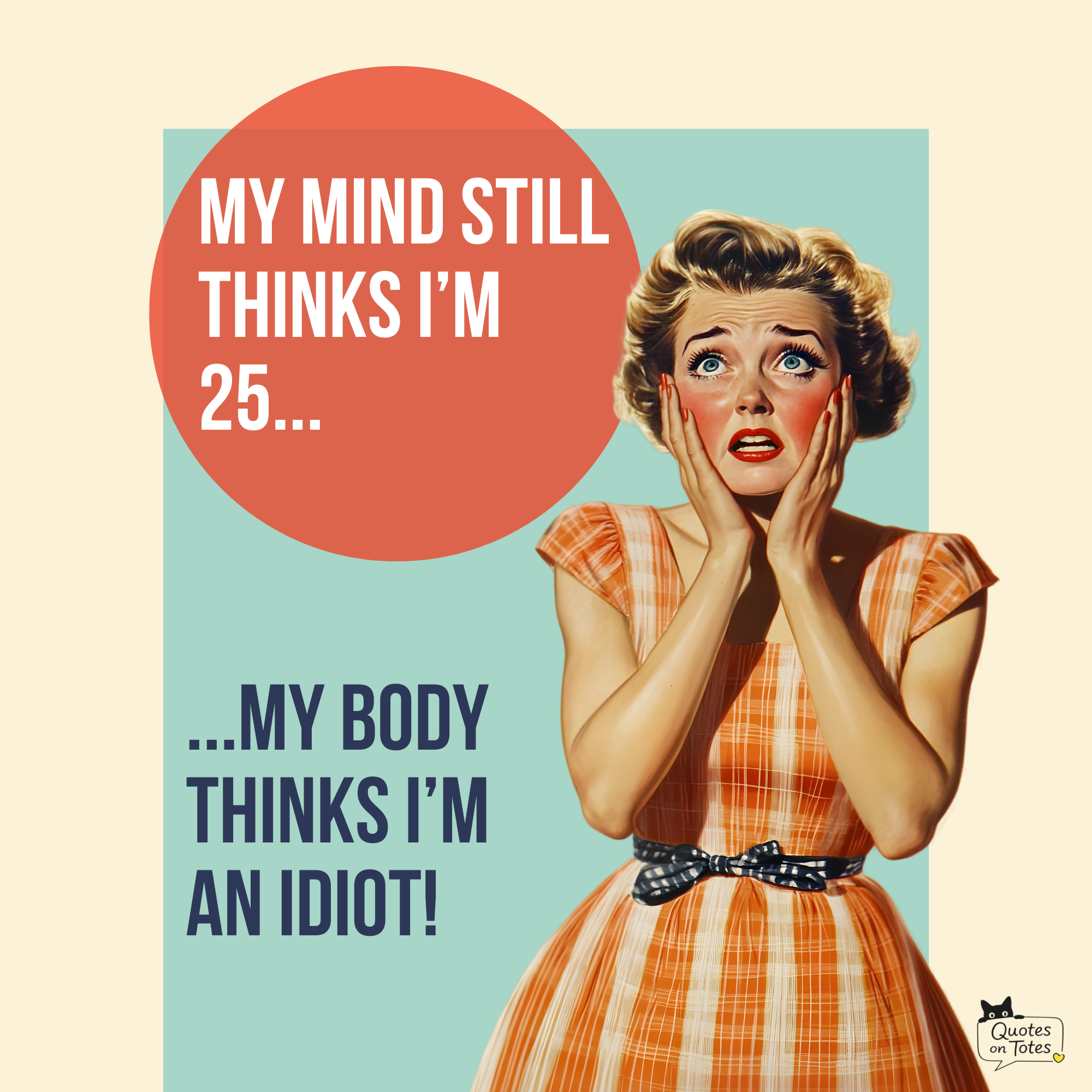 I'm an Idiot Retro Tote Bag