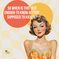 Kick In Retro Tote Bag