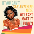 Make It Funny Retro Tote Bag