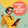 Not Bossy Retro Tote Bag