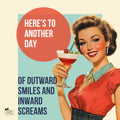 Outward Smiles Retro Tote Bag