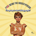 Biting People Retro Tote Bag