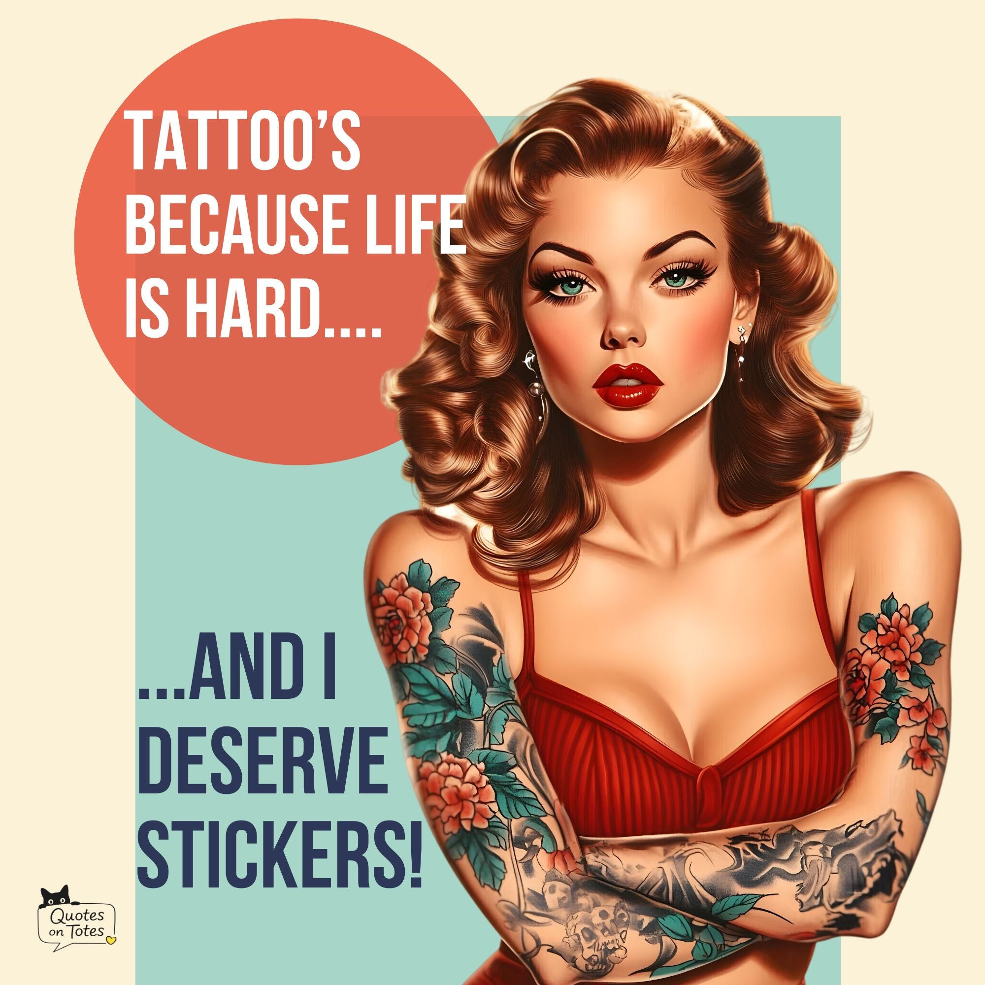 Tattoo's Retro Tote Bag
