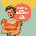 Try Me Retro Tote Bag
