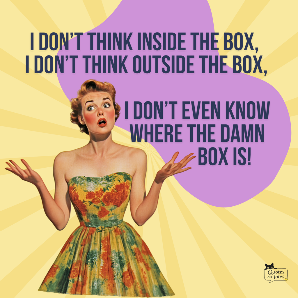 Where's The Box Retro Tote Bag