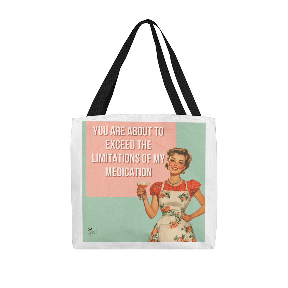 Medication Retro Tote Bag