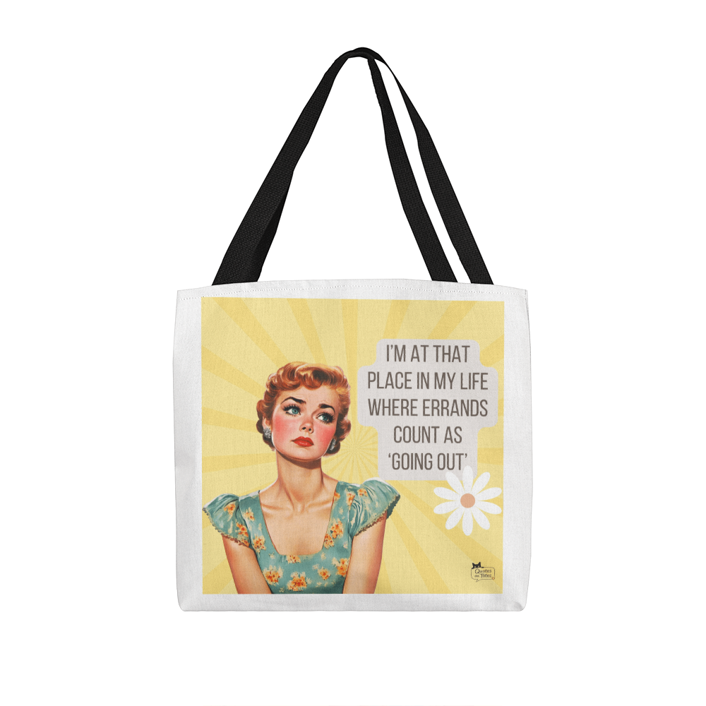 Errands Retro Tote Bag