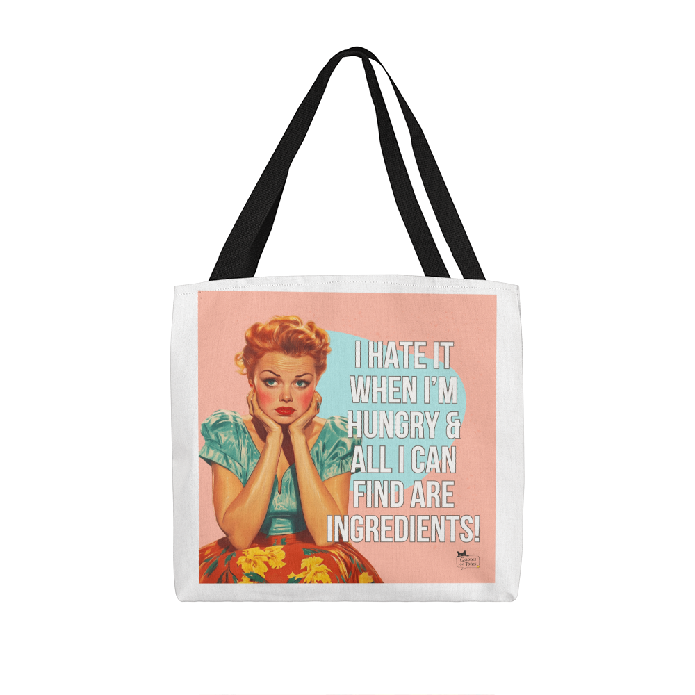 I'm Hungry Retro Tote Bag