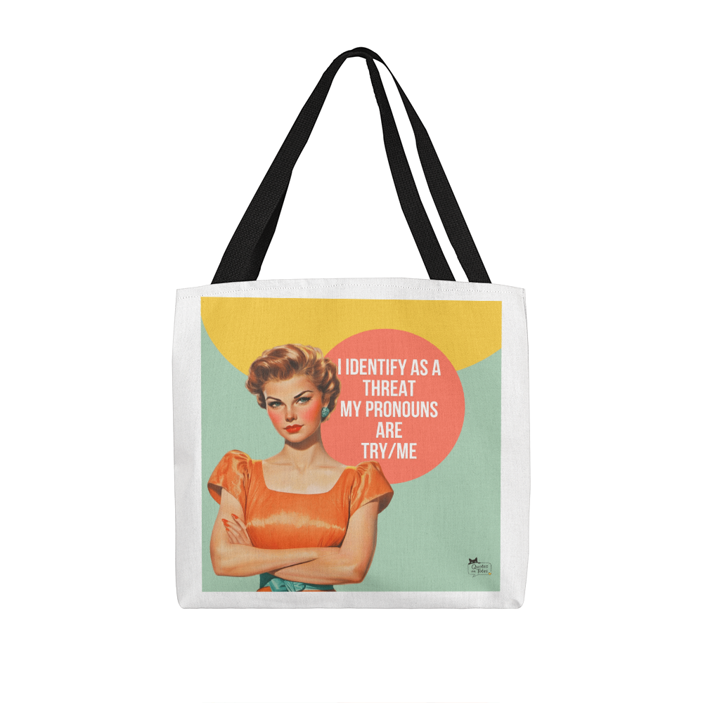 Try Me Retro Tote Bag