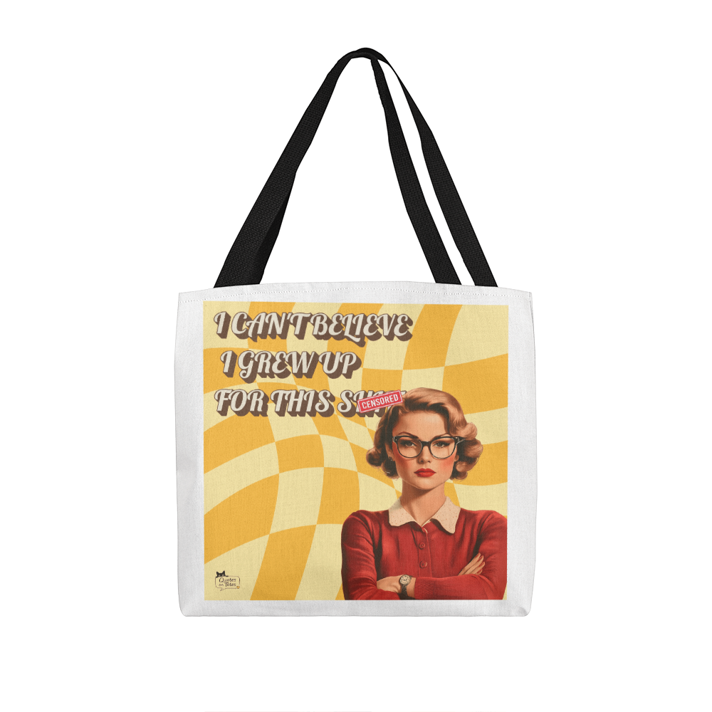 Grew Up For This Retro Tote Bag