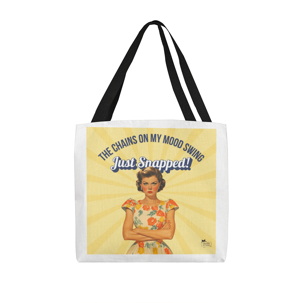 Mood Swing Retro Tote Bag