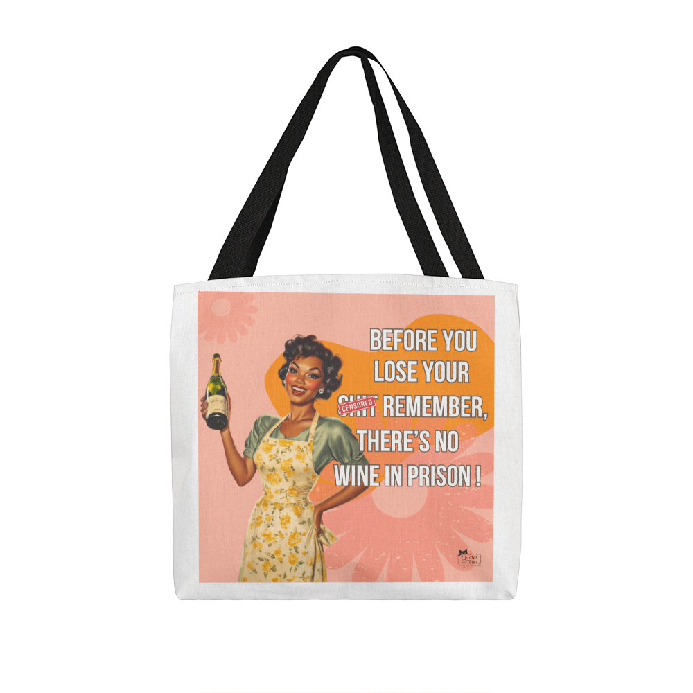 Prison Retro Tote Bag