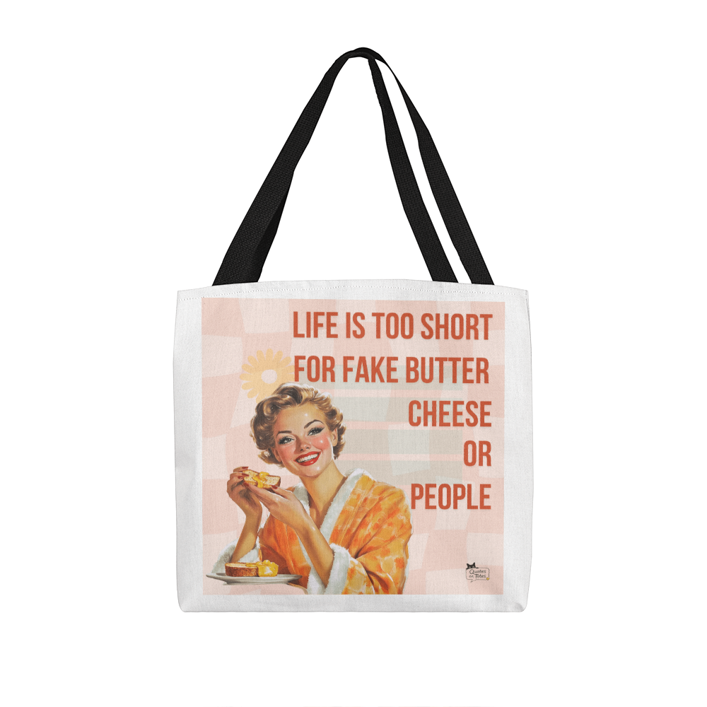 Fake Butter Retro Tote Bag