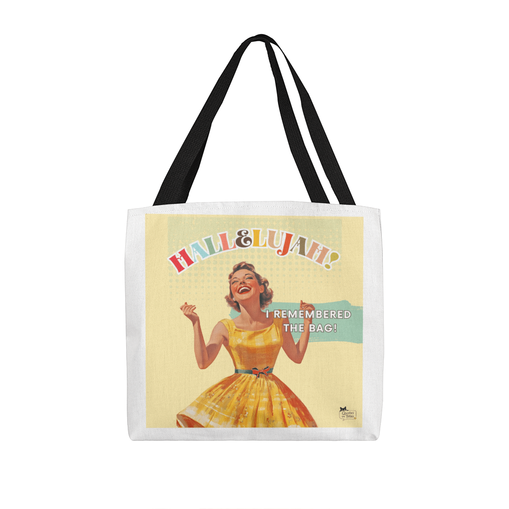 Hallelujah Retro Tote Bag