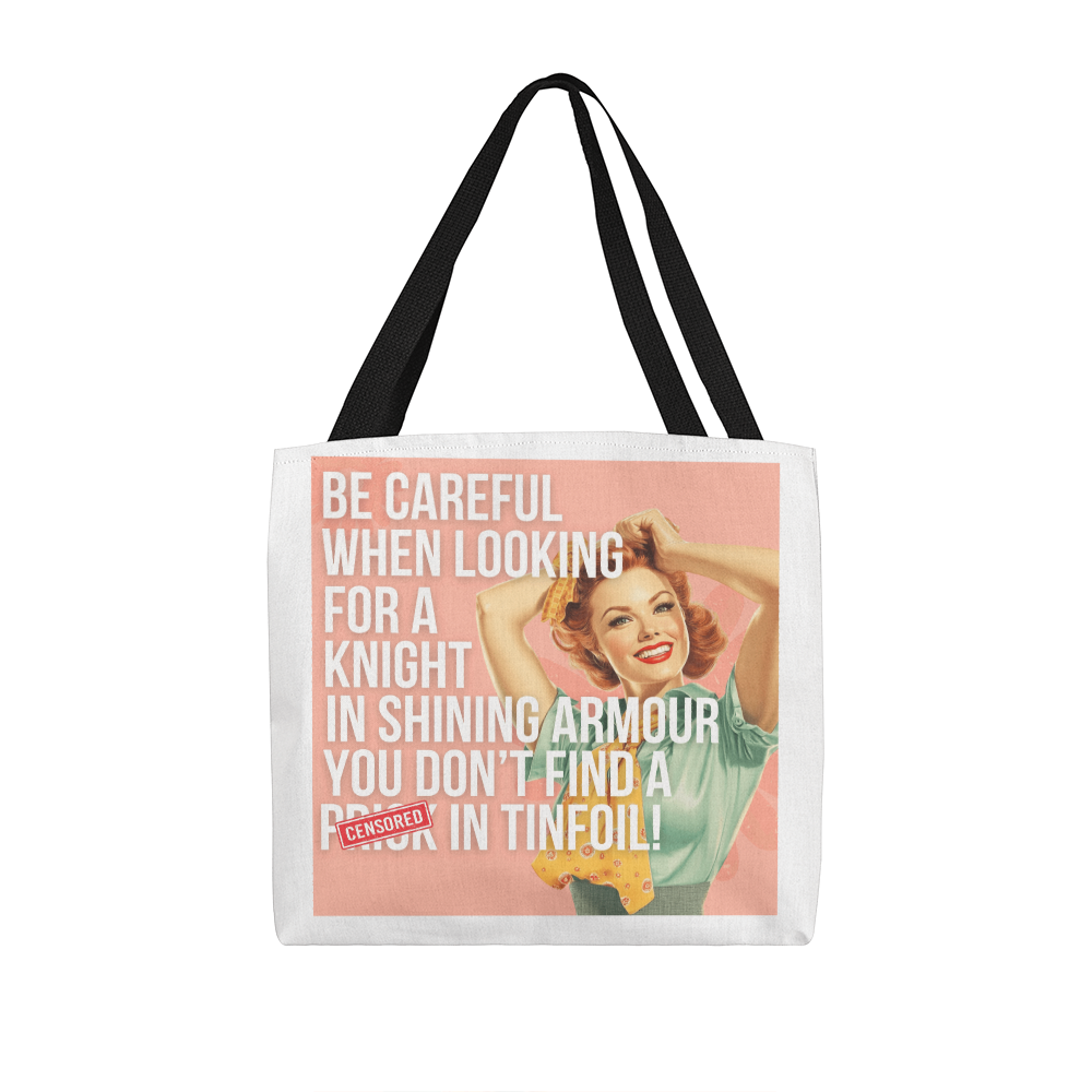 Shining Armor Retro Tote Bag