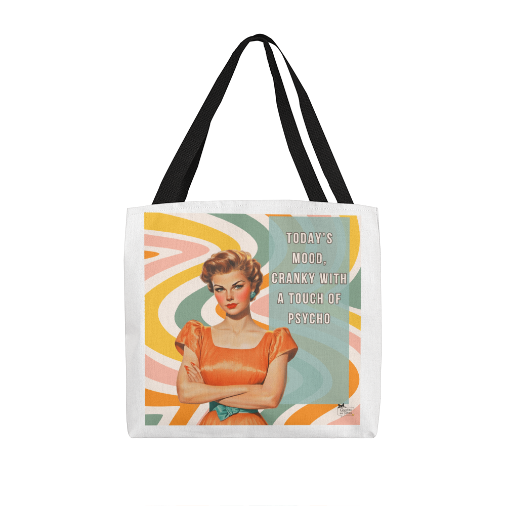 Cranky Retro Tote Bag