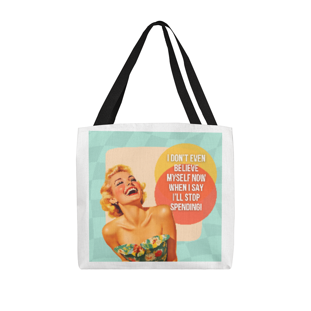 Believe Myself Retro Tote bag