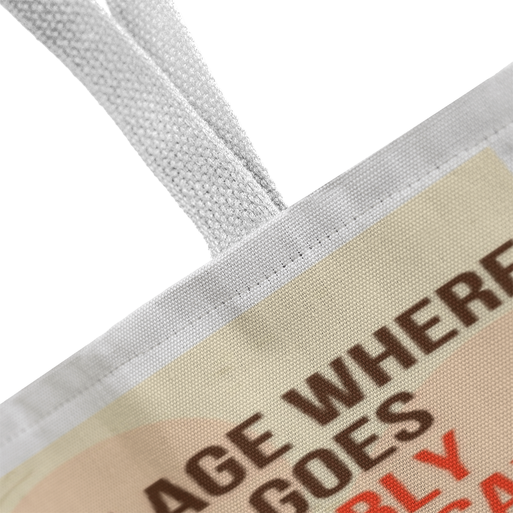 Probably Shouldn't Retro Tote Bag