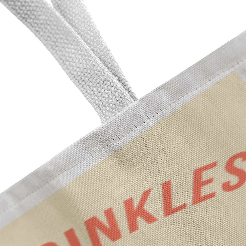 Smiling Gives You Wrinkles Retro Tote Bag