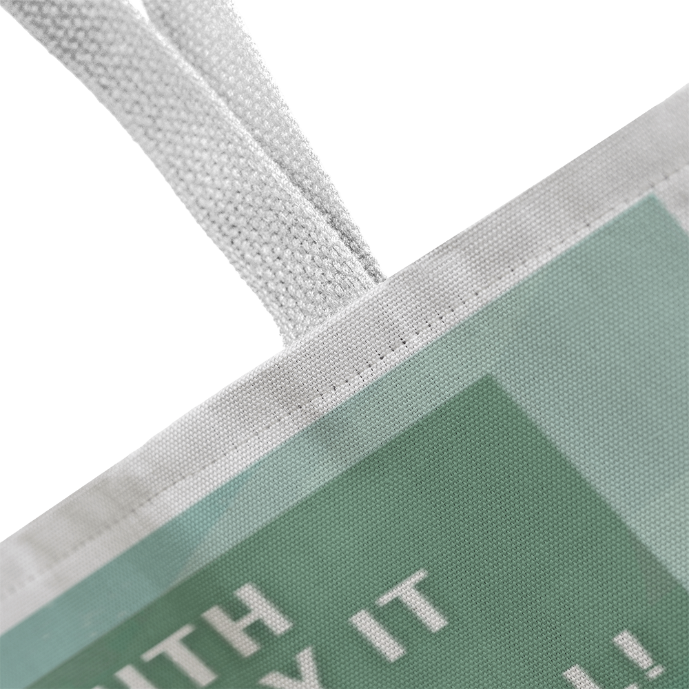 My Face Will Say It Retro Tote Bag