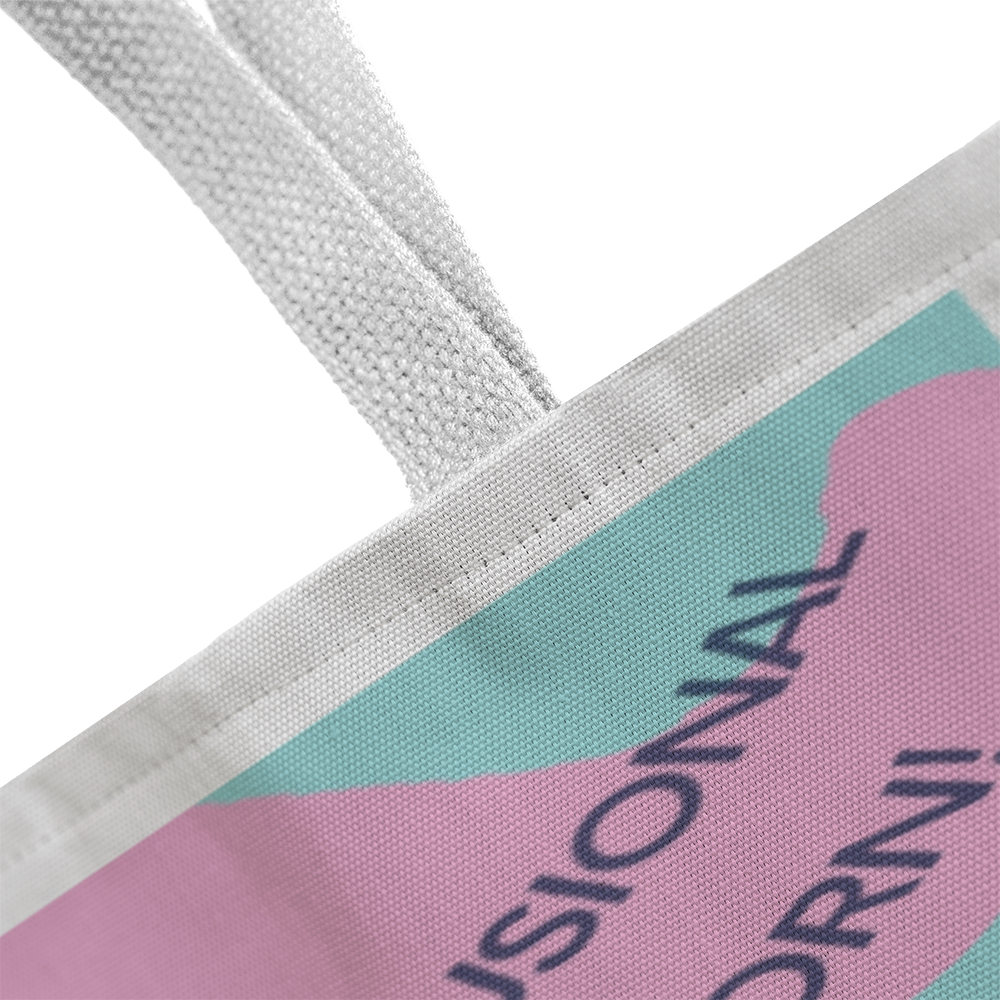 Unicorn Retro Tote Bag