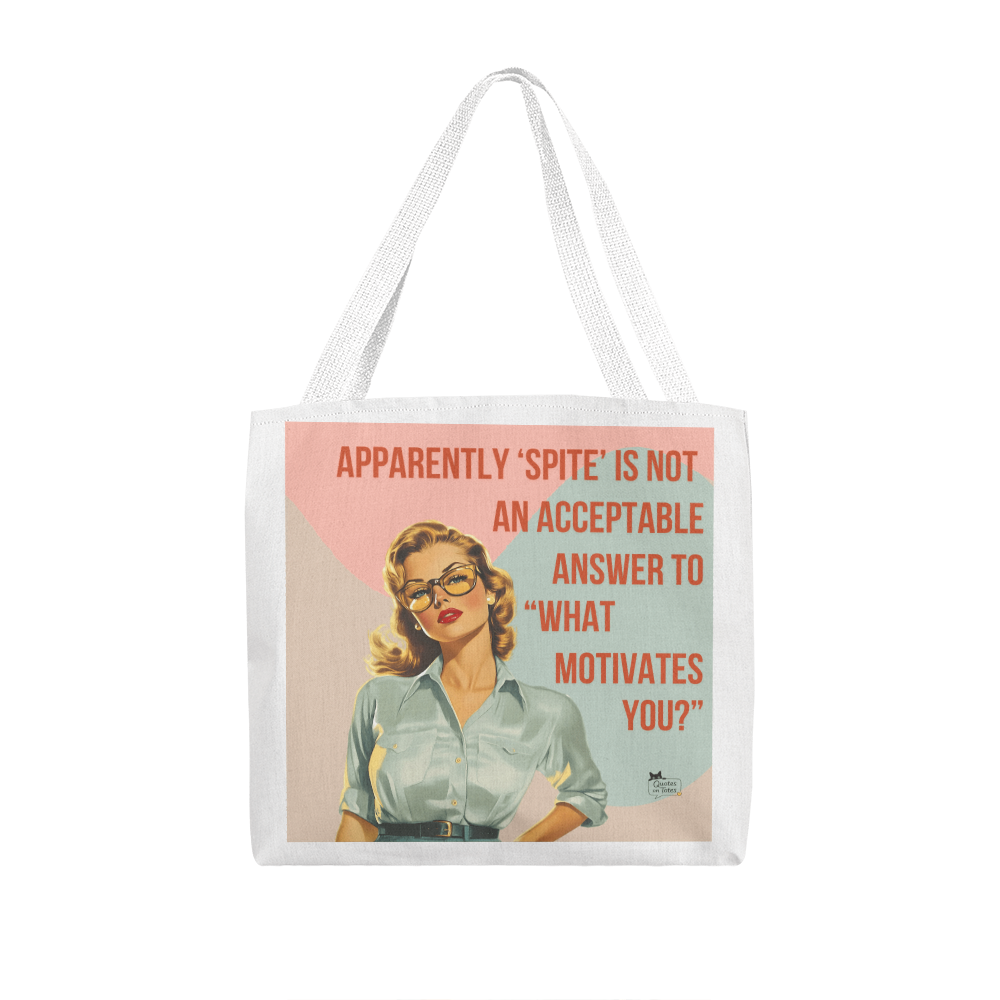 Spite Retro Tote Bag