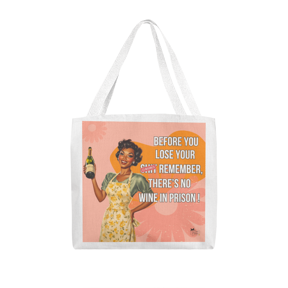 Prison Retro Tote Bag